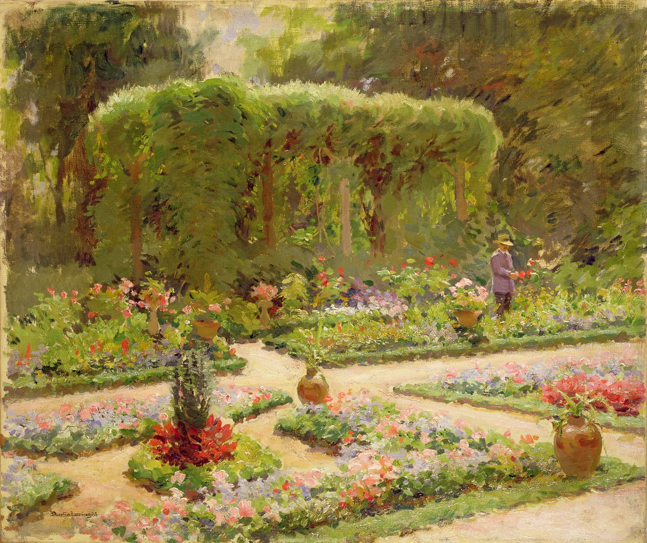 O jardim do horticultor de Edouard Gaetan Charles Ansaloni