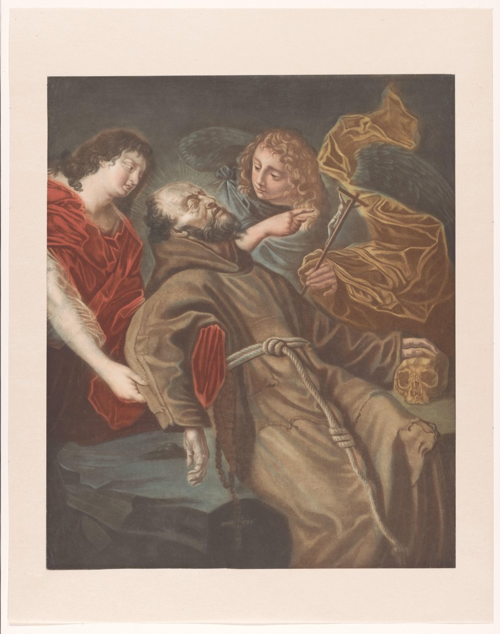 Morte de São Francisco de Edouard Gautier Dagoty