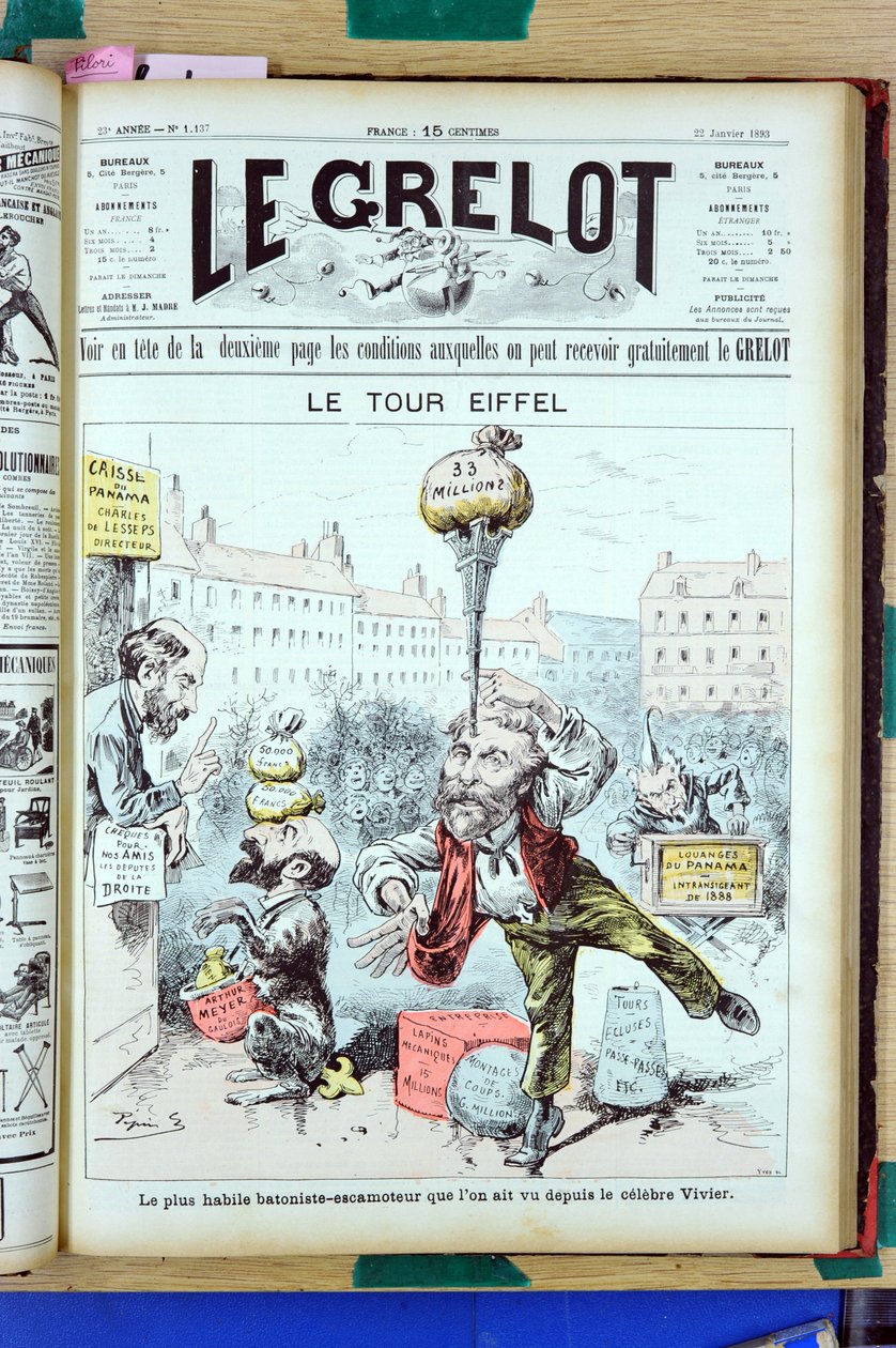 Capa do Le Grelot de Edouard Guillaumin Pepin