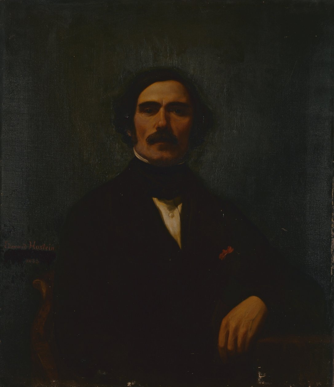 auto-retrato de Édouard Hostein