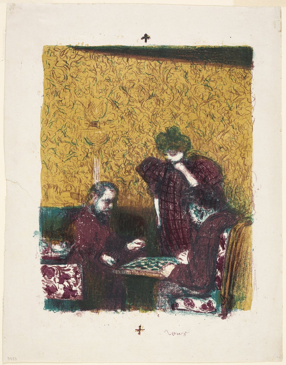 O jogo de damas de Édouard Jean Vuillard