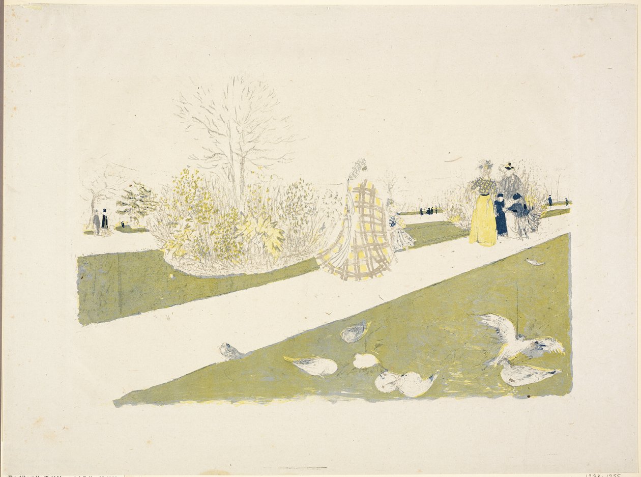 O Jardim das Tulherias de Édouard Jean Vuillard