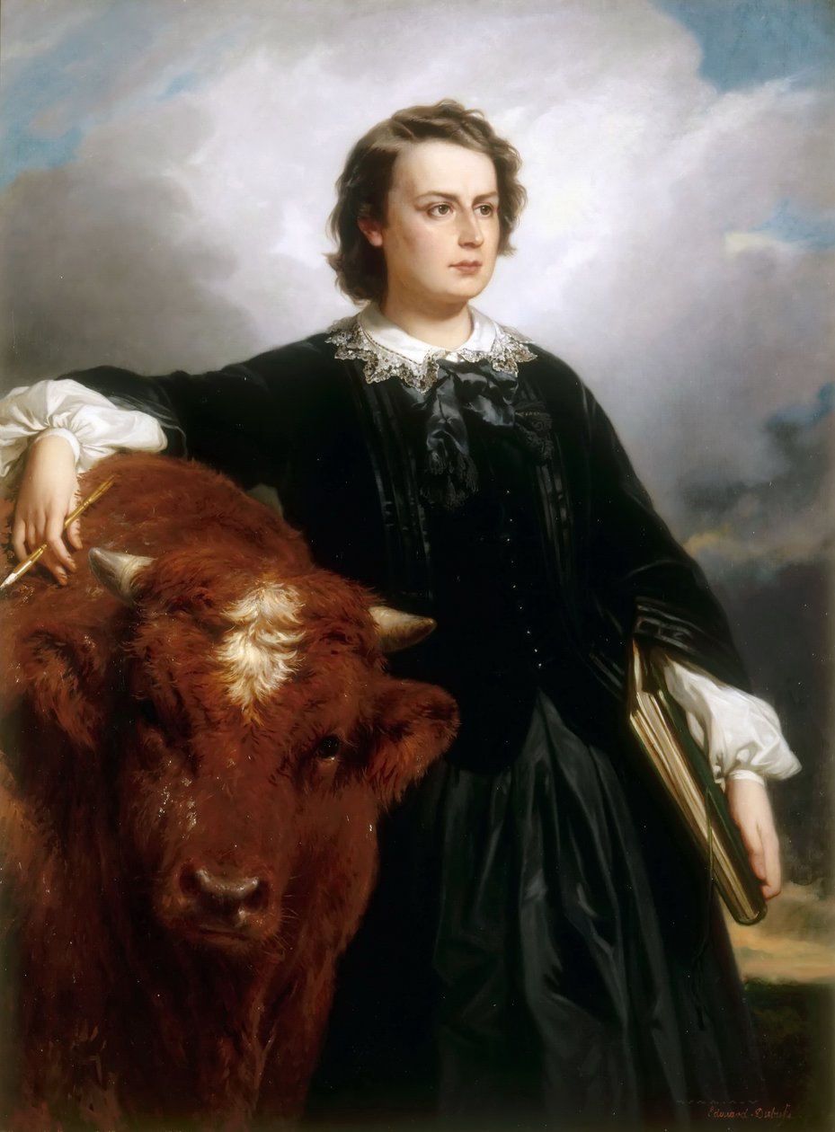 Retrato de Rosa Bonheur de Edouard Louis Dubufe