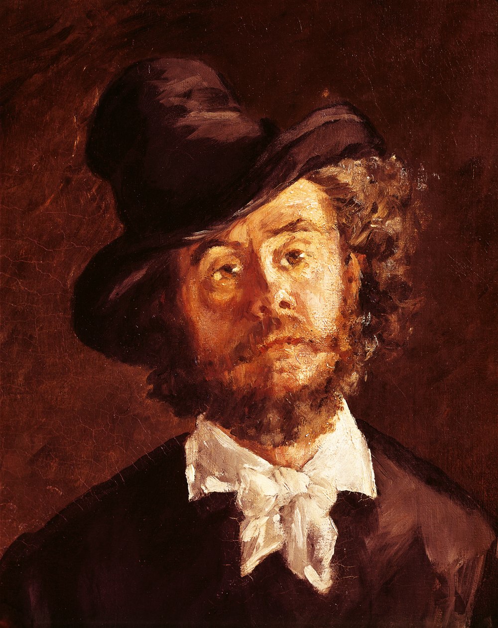 Artista (retrato do pintor, Marcellin Desboutin) de Édouard Manet