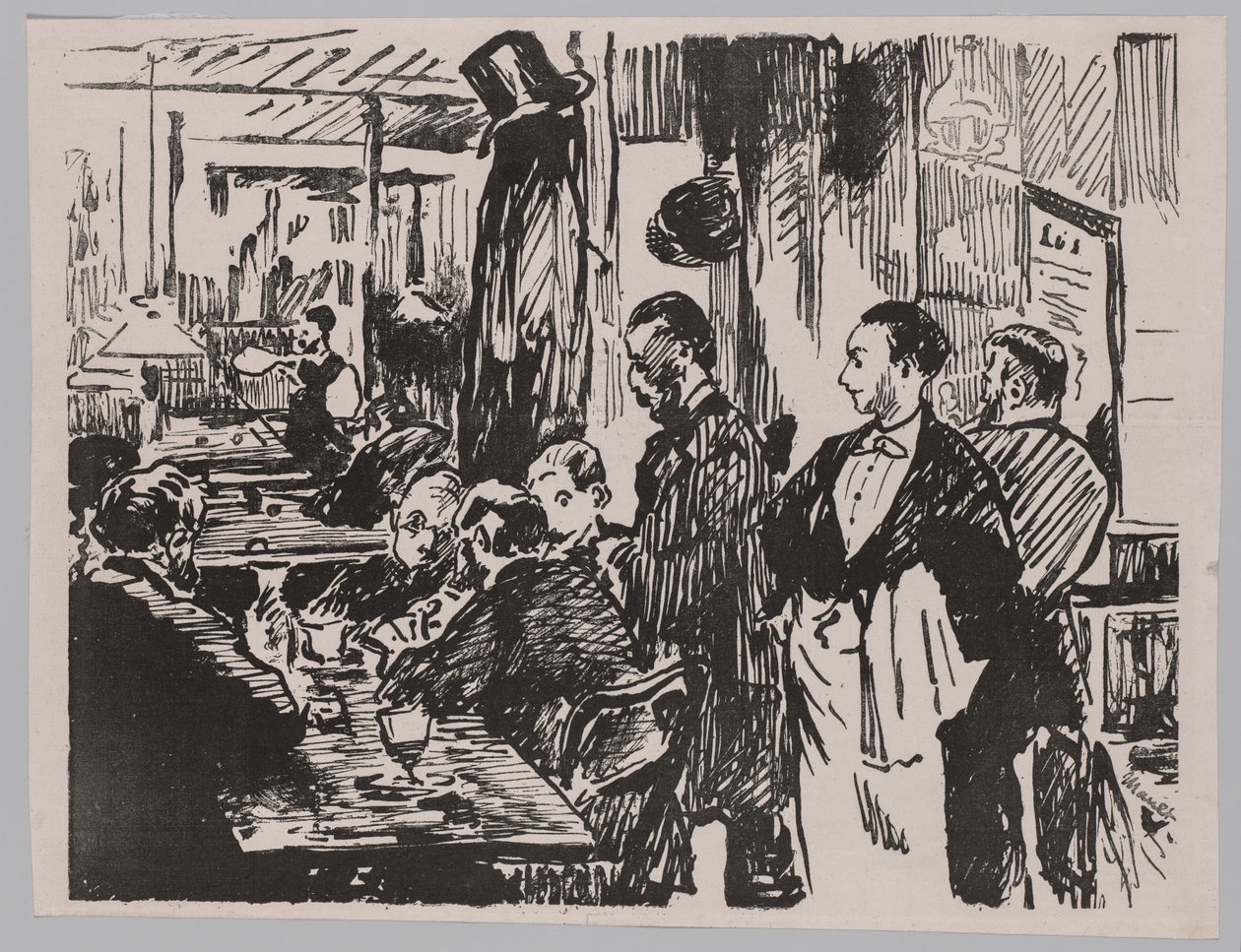 No Café de Édouard Manet