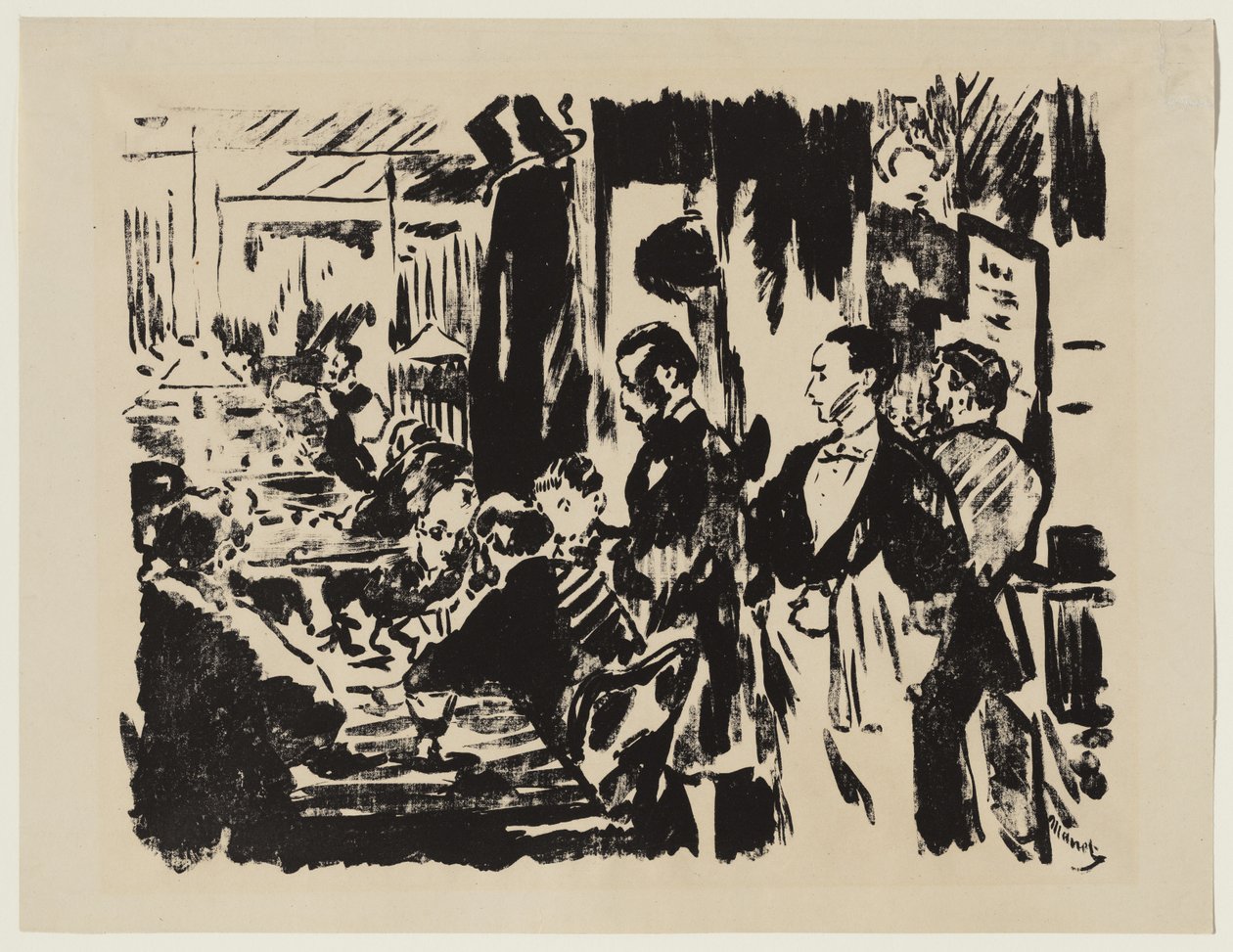 No café de Édouard Manet