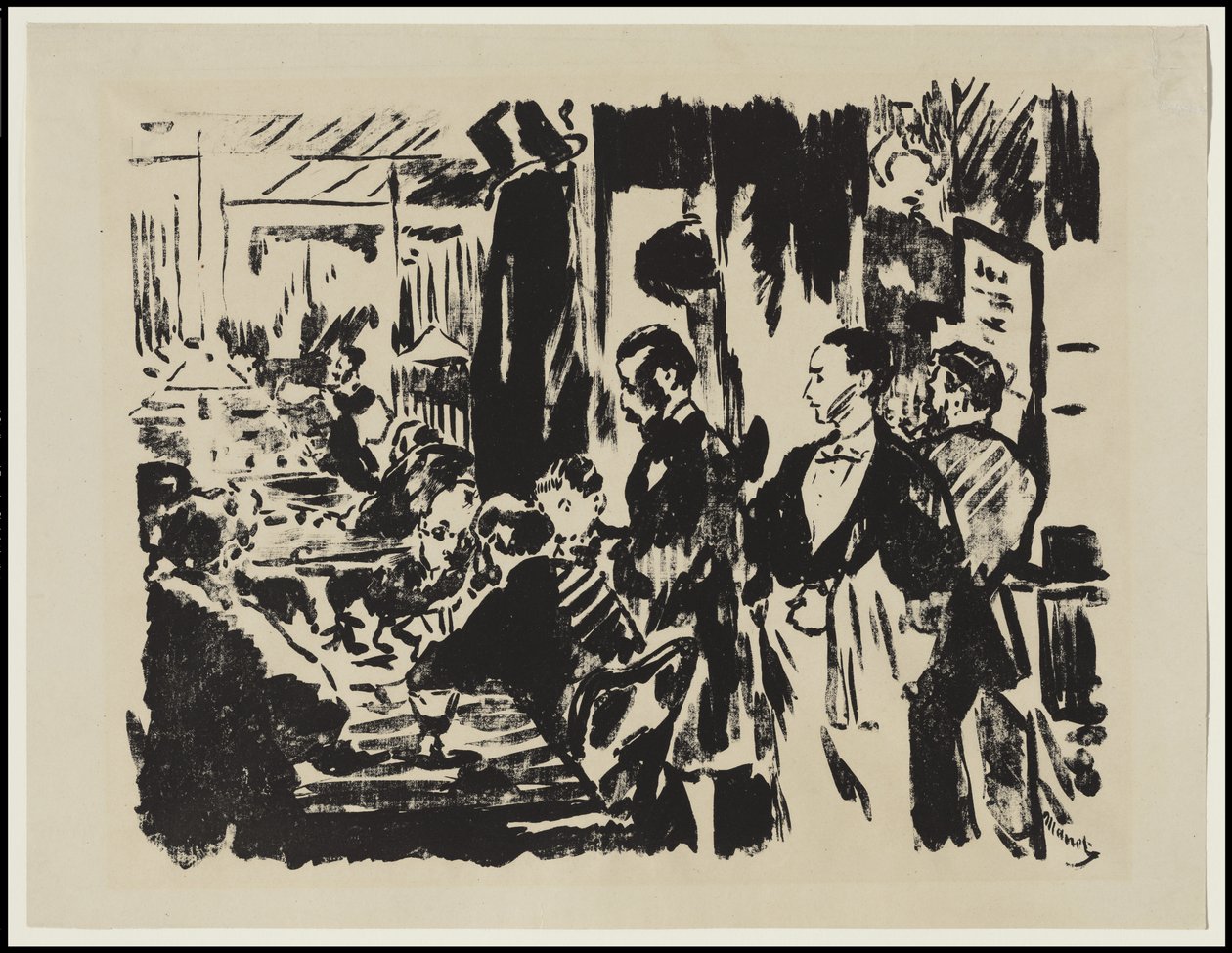 No café, 1874 de Édouard Manet