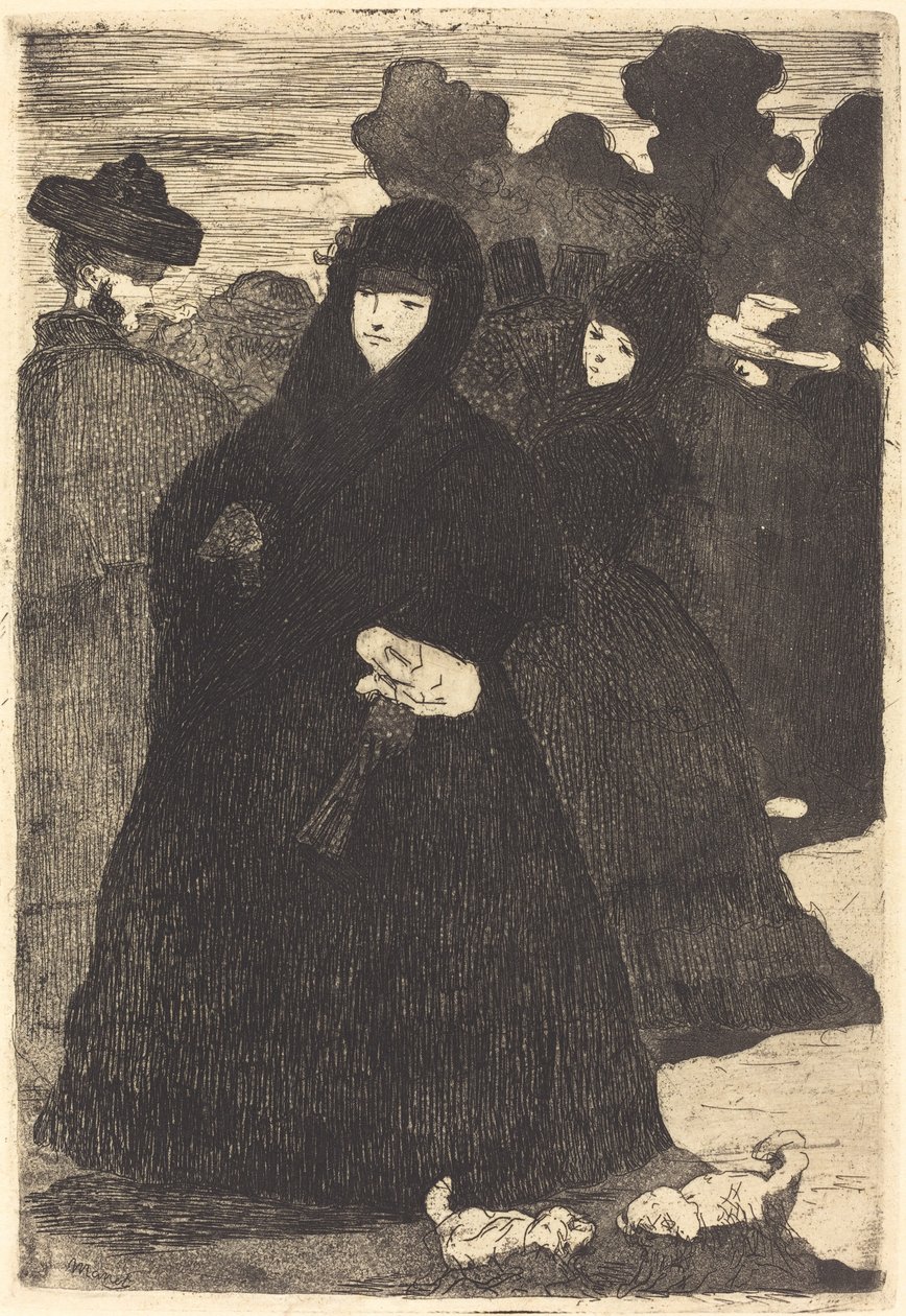At the Prado (Au Prado) de Édouard Manet