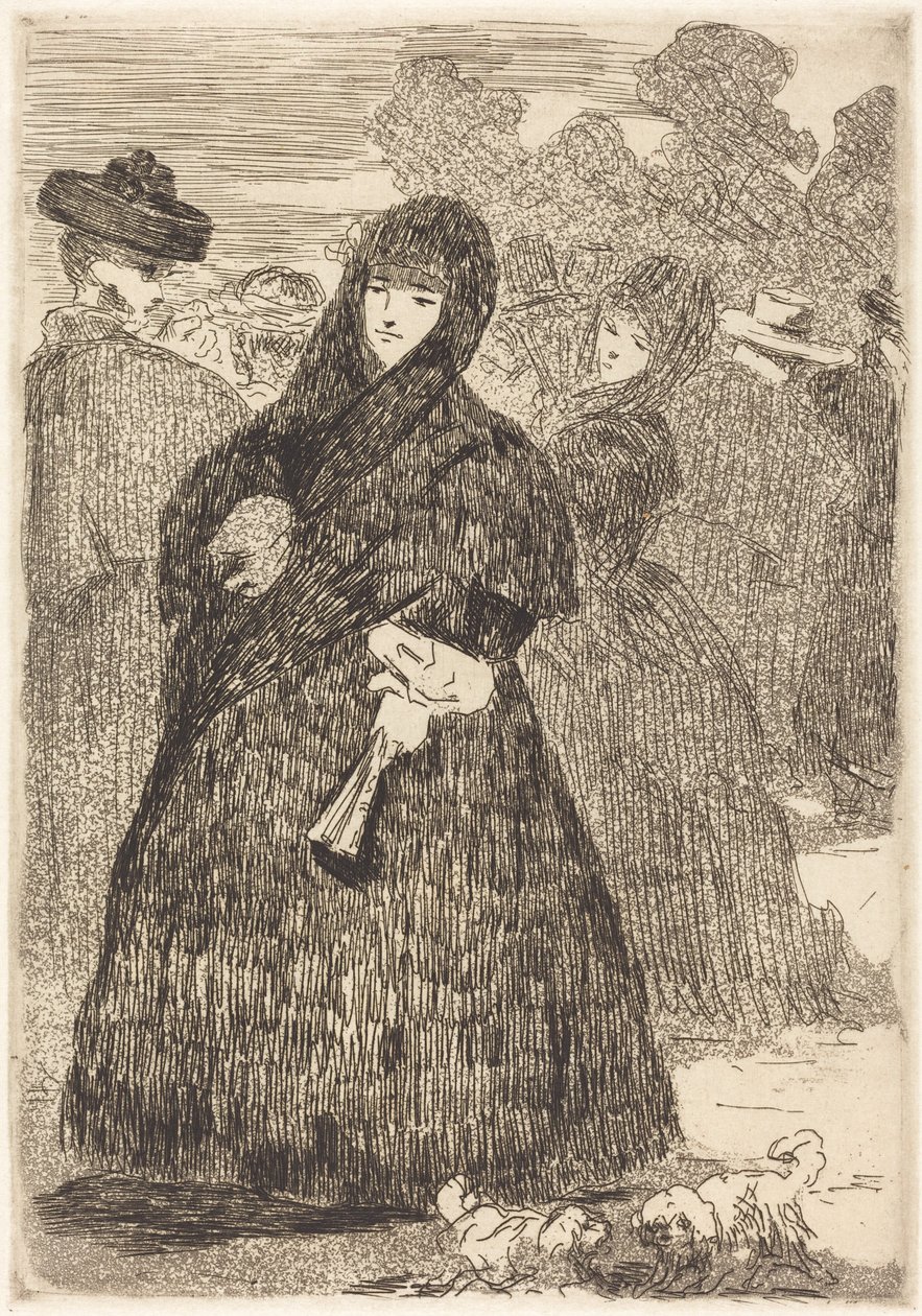 At the Prado (Au Prado) de Édouard Manet