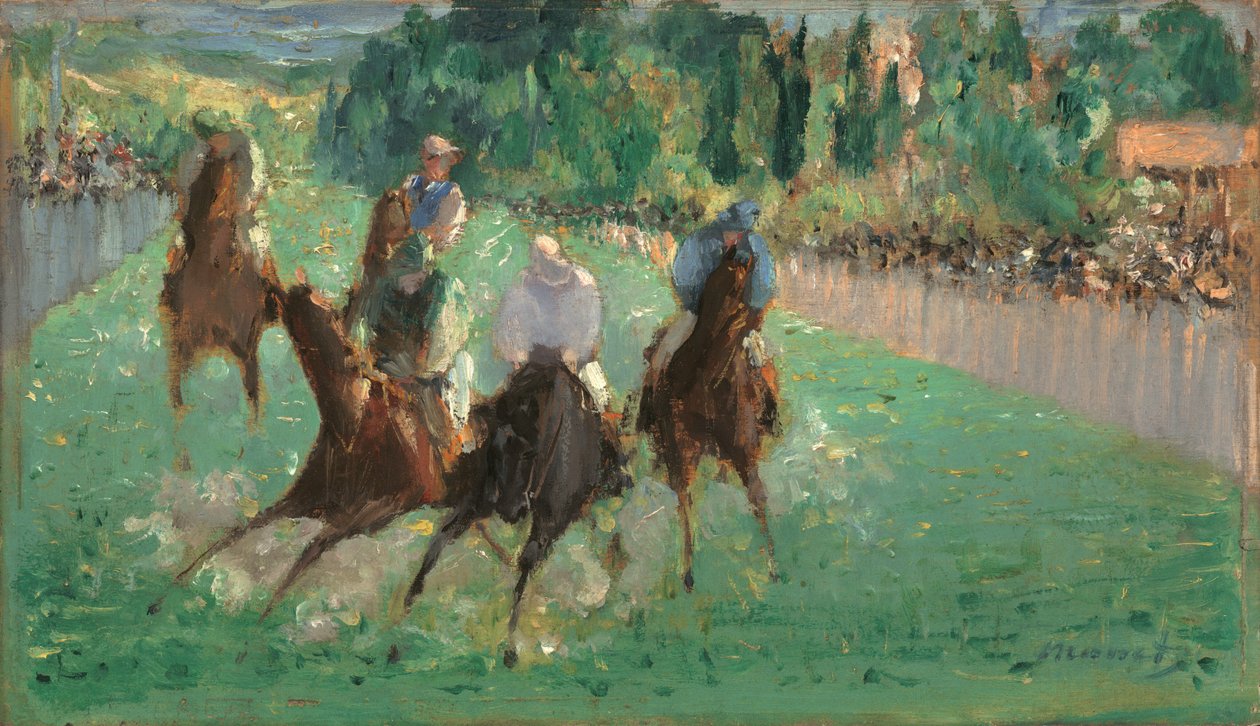 Nas corridas de Édouard Manet