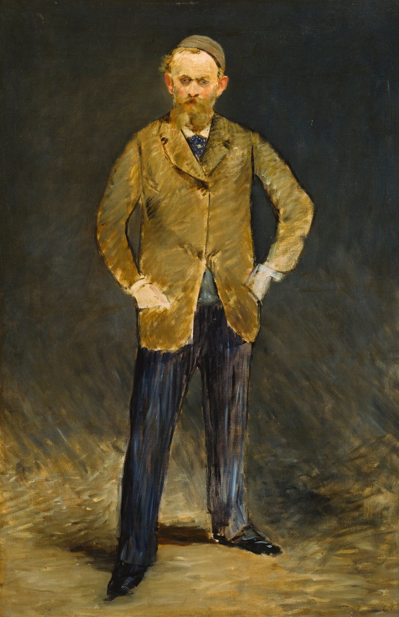 Auto-retrato - Pintura por Edouard Manet (1832-1883), óleo sobre tela (95,4x63,4 cm) de Édouard Manet