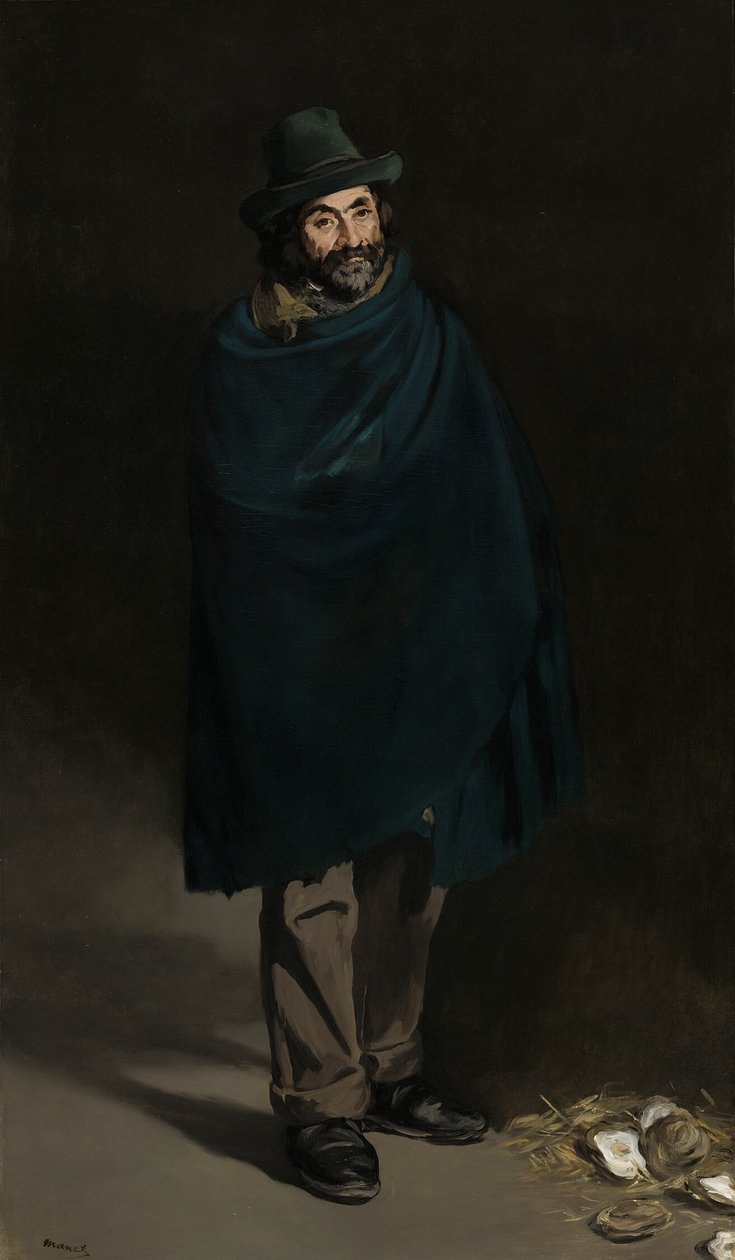 Mendigo com ostras (Filósofo) de Édouard Manet