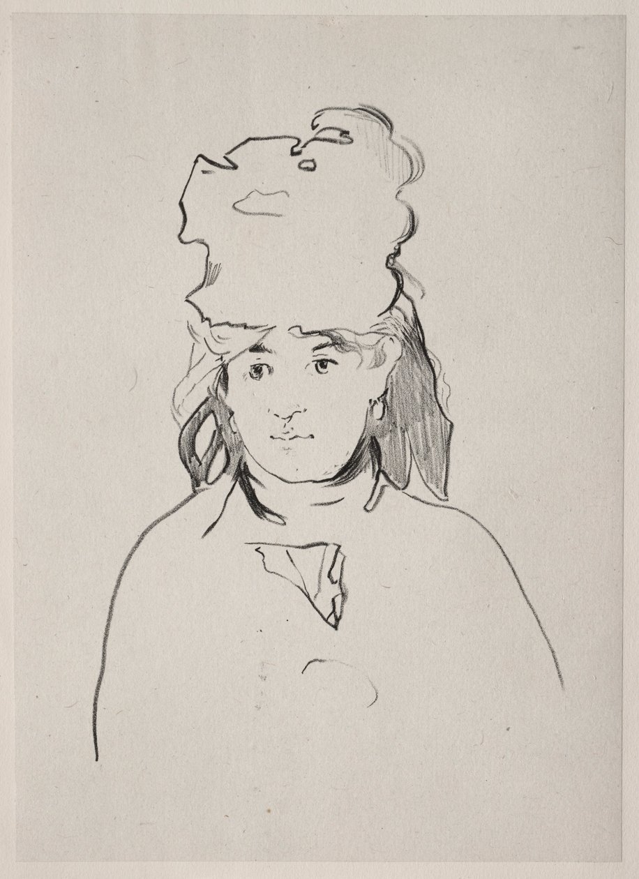 Berthe Morisot, 1872. de Édouard Manet