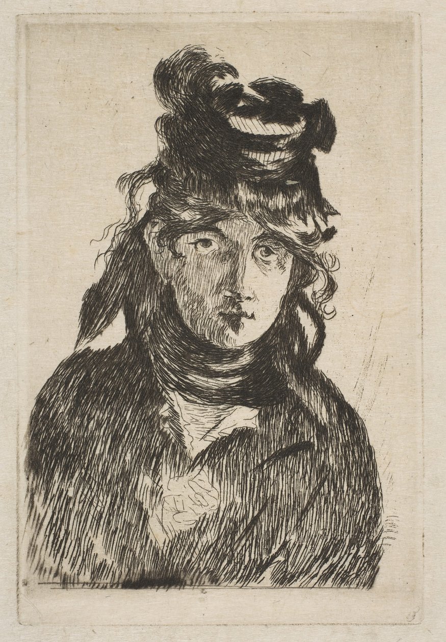 Berthe Morisot, 1872. de Édouard Manet