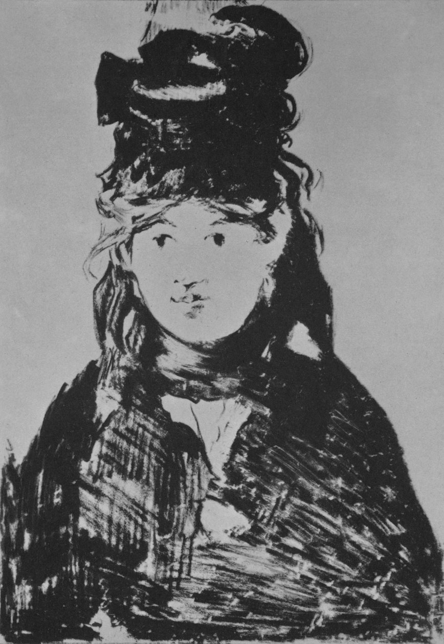 Berthe Morisot, c. 1870, 1946. de Édouard Manet