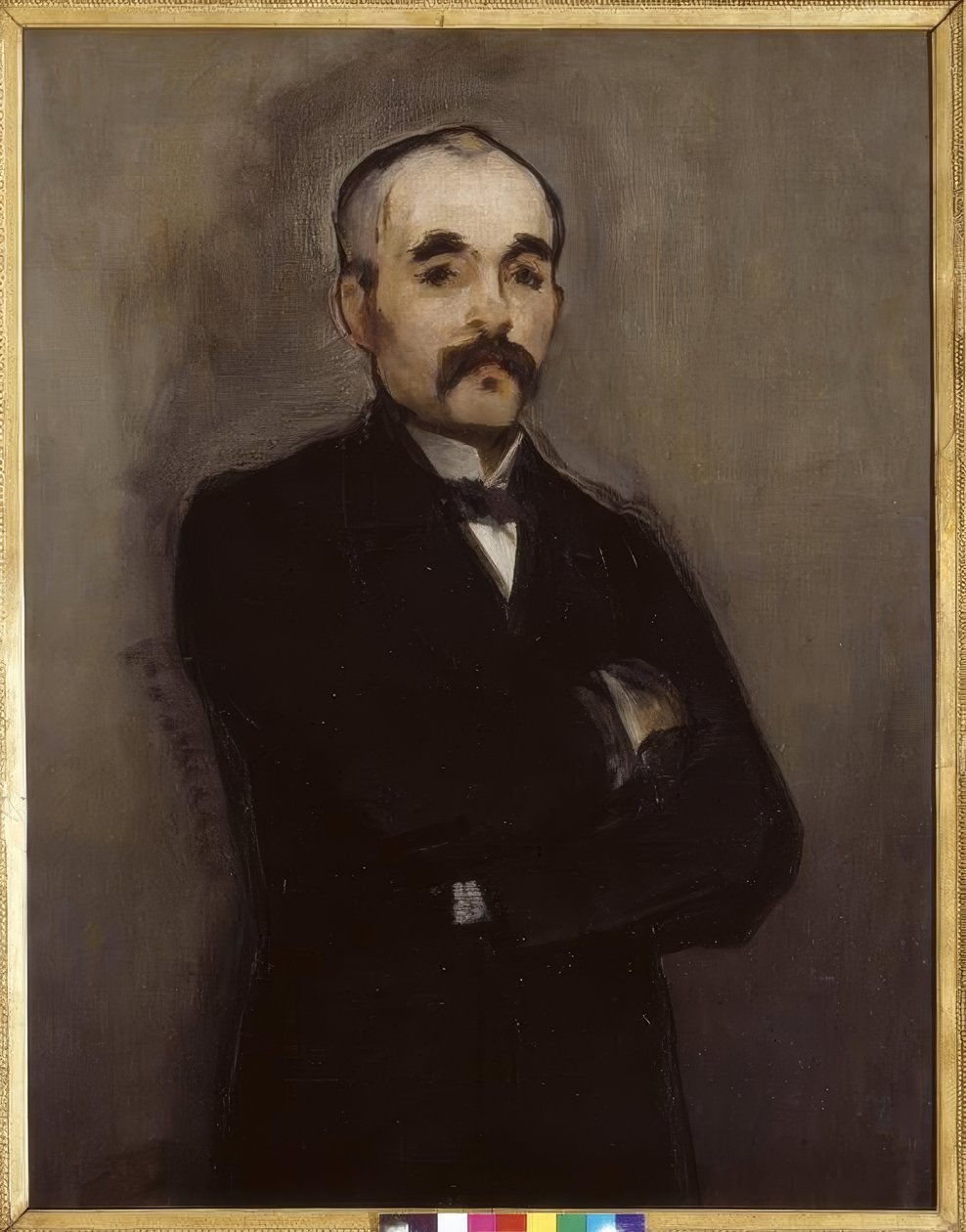Portrait Clemenceau de Édouard Manet