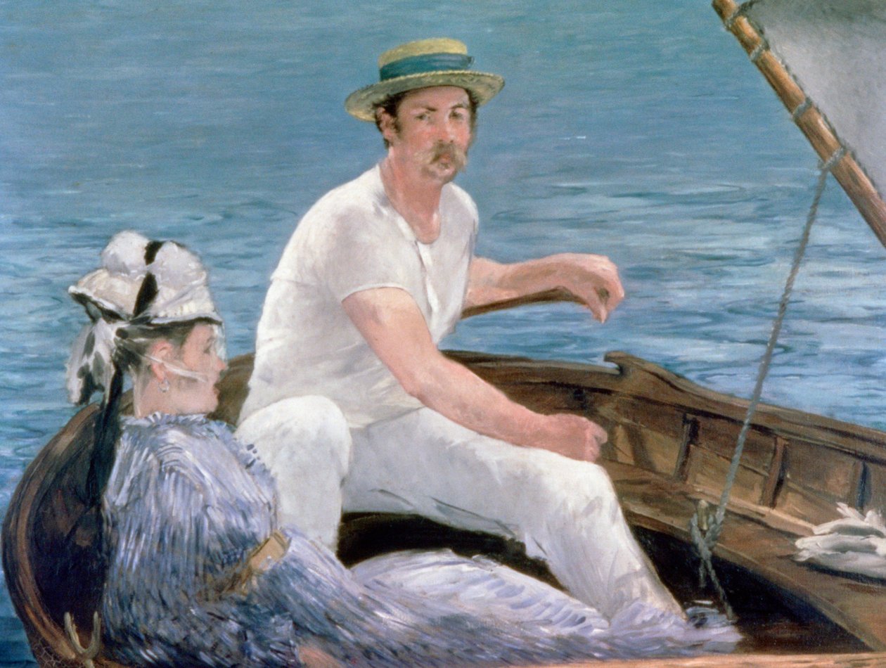 Passeio de barco, 1874 de Édouard Manet