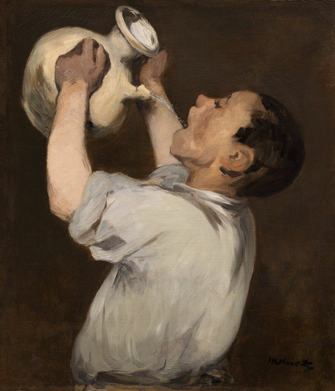 Menino com jarro (La Régalade) de Édouard Manet