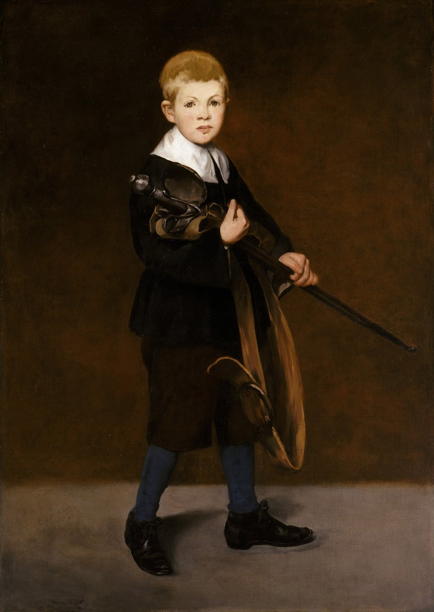 Menino com uma espada de Édouard Manet
