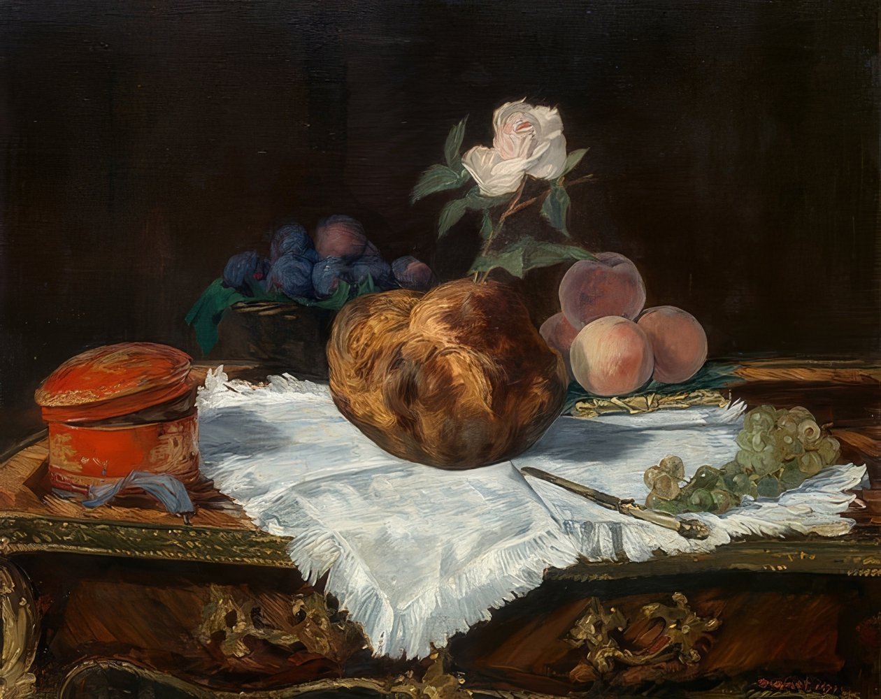 Bolo frito. 1870 de Édouard Manet