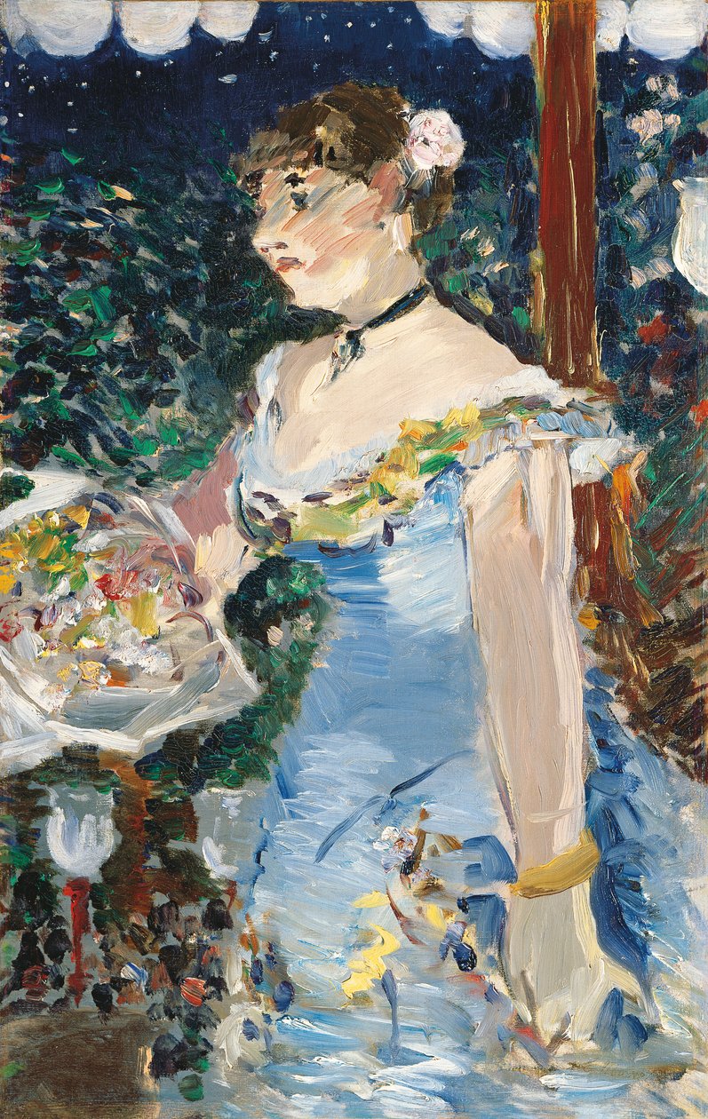 Cantora de café-concerto de Édouard Manet