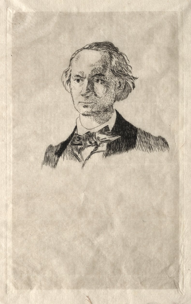 Charles Baudelaire, 1865. de Édouard Manet