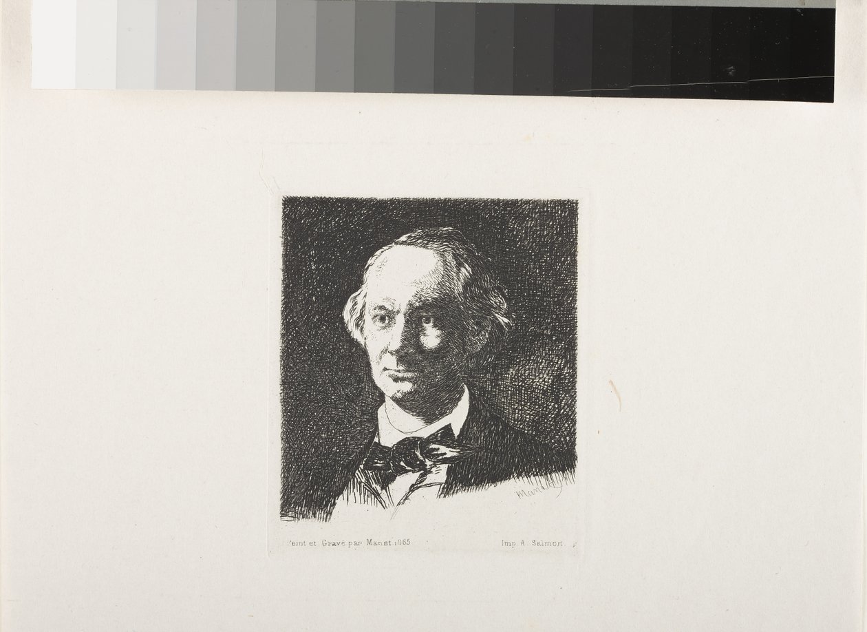 Charles Baudelaire, Full Face III de Édouard Manet