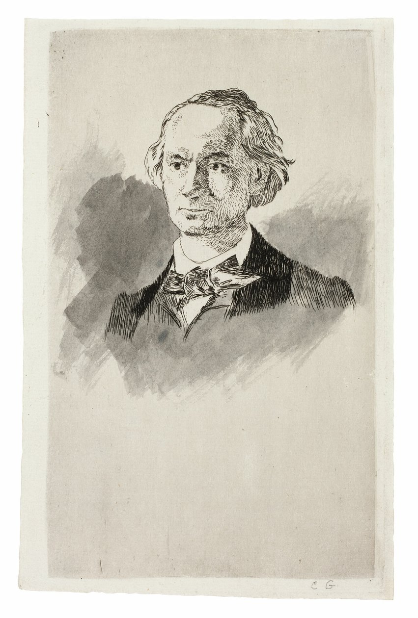 Charles Baudelaire, Full Face III de Édouard Manet