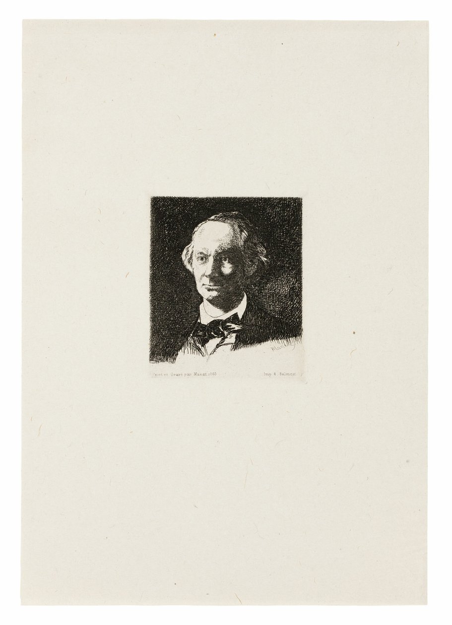 Charles Baudelaire, Full Face III de Édouard Manet