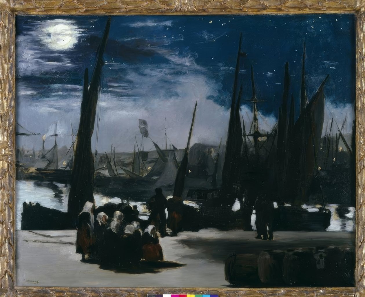 Luar no porto de Boulogne de Édouard Manet