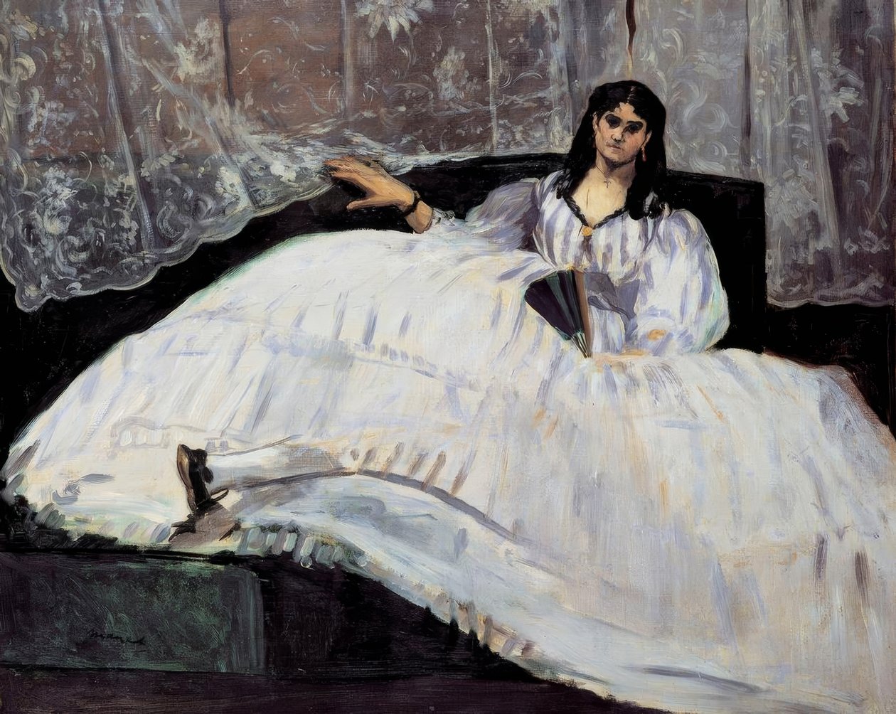 Senhora com ventilador de Édouard Manet