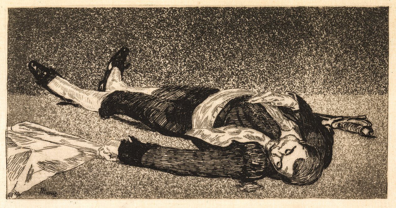Toureiro morto de Édouard Manet