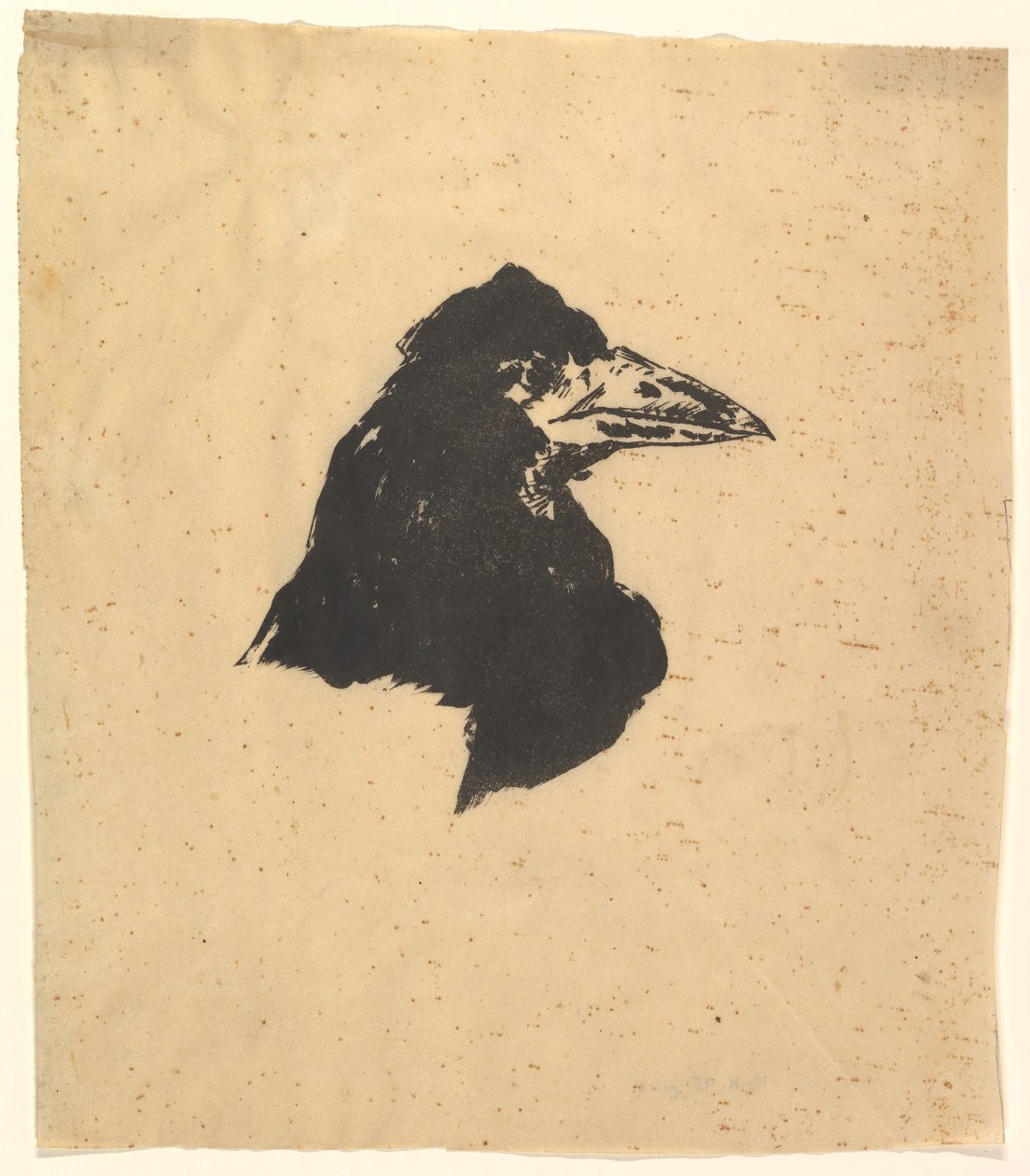 Design para o pôster e capa de The Raven de Edgar Allan Poe, 1875. de Édouard Manet