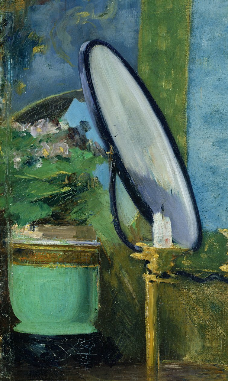 Detalhe da pintura Nana, 1877 de Édouard Manet