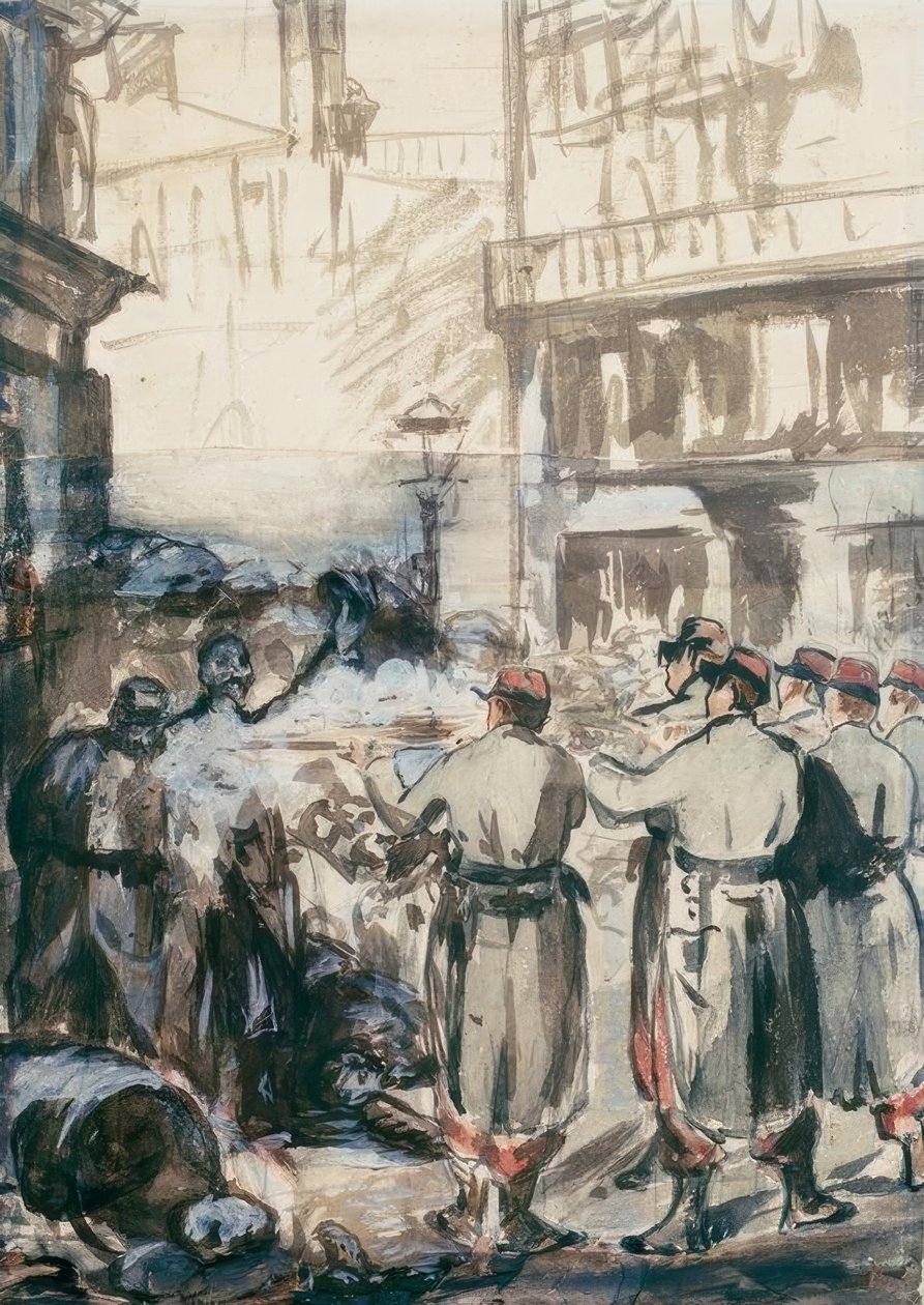 Die Barrikade de Édouard Manet