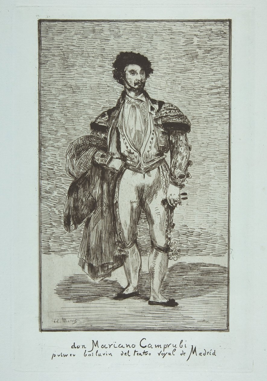 Don Mariano Camprubi Le Baïlarin, 1862-63. de Édouard Manet