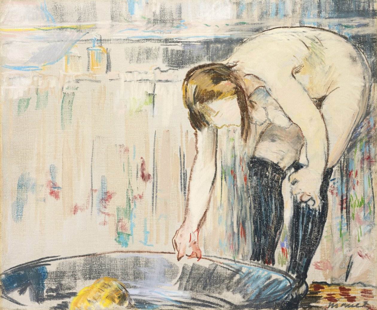 Mulher na banheira de Édouard Manet