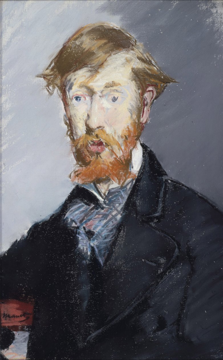 George Moore, 1879 (pastel sobre tela) de Édouard Manet