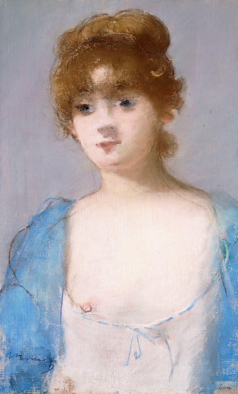 Garota em roupão, 1882 de Édouard Manet