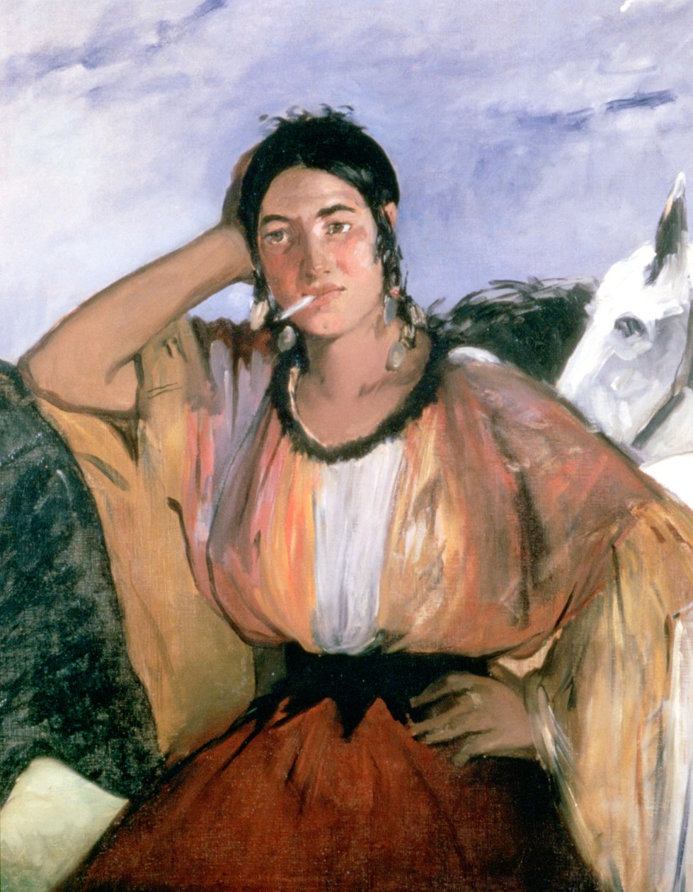 Cigano com cigarro, 1862 de Édouard Manet
