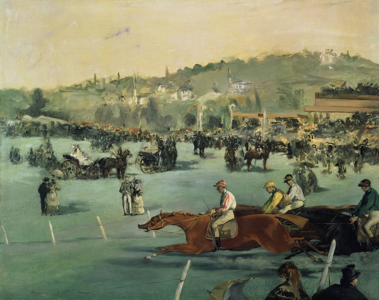 Corrida de Cavalos, 1872 de Édouard Manet