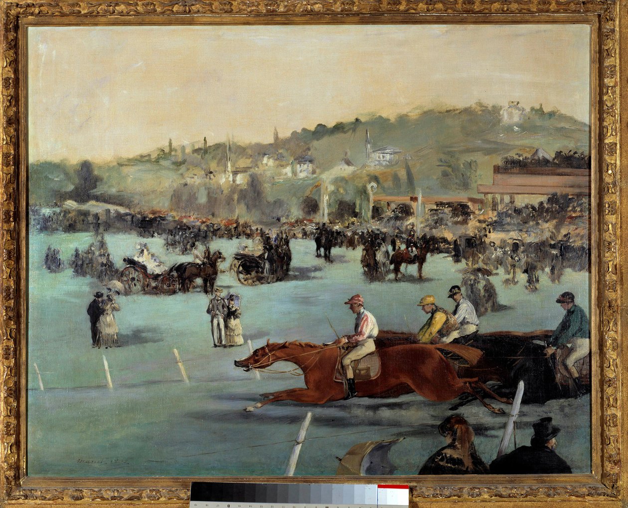 Corridas de cavalos no Bois de Boulogne Painting de Edouard Manet (1832-1883) 1872 Colecção privada de Édouard Manet