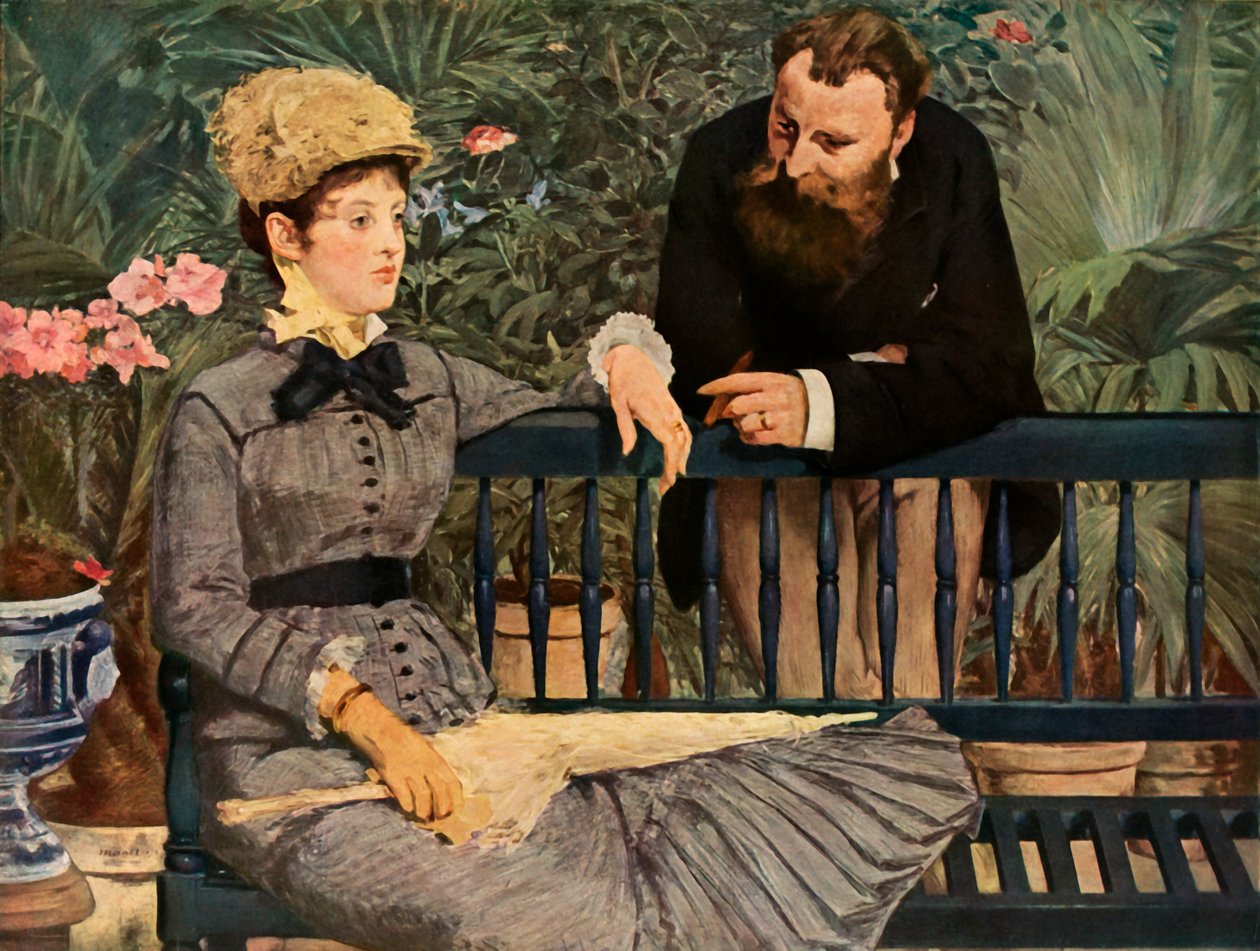 Na estufa, 1879, 1937. de Édouard Manet