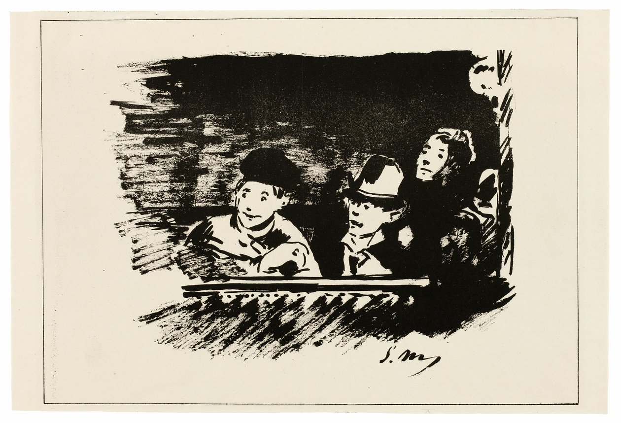 Na Galeria Superior de Édouard Manet