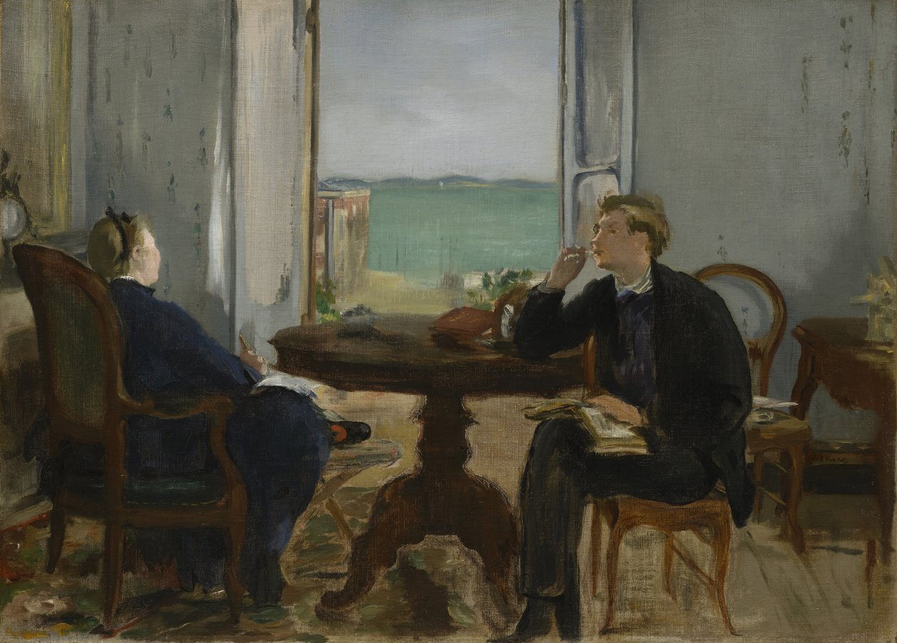 Interior em Arcachon, 1871 de Édouard Manet