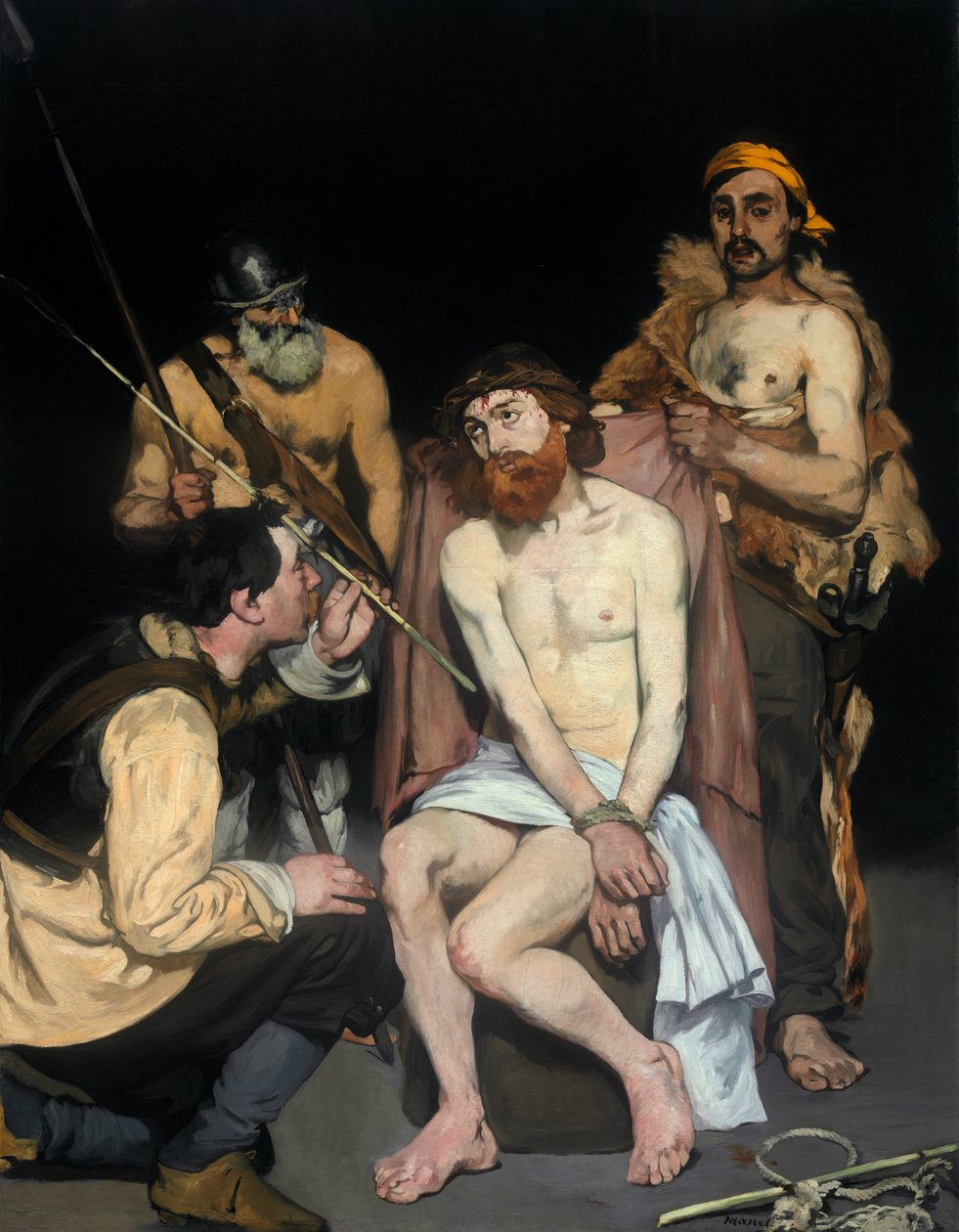Jesus escarnecido pelos soldados de Édouard Manet