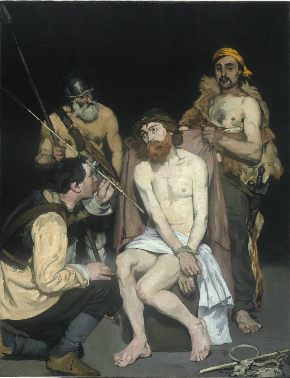 Jesus zombado pelos soldados, 1865 de Édouard Manet