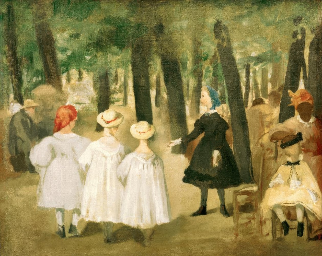 Crianças nas Tulherias de Édouard Manet