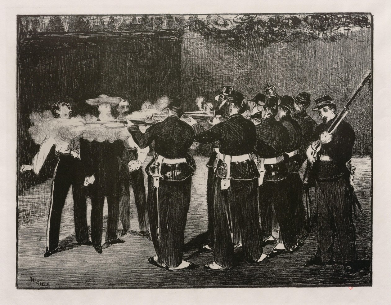 A execução de Maximiliano de Édouard Manet