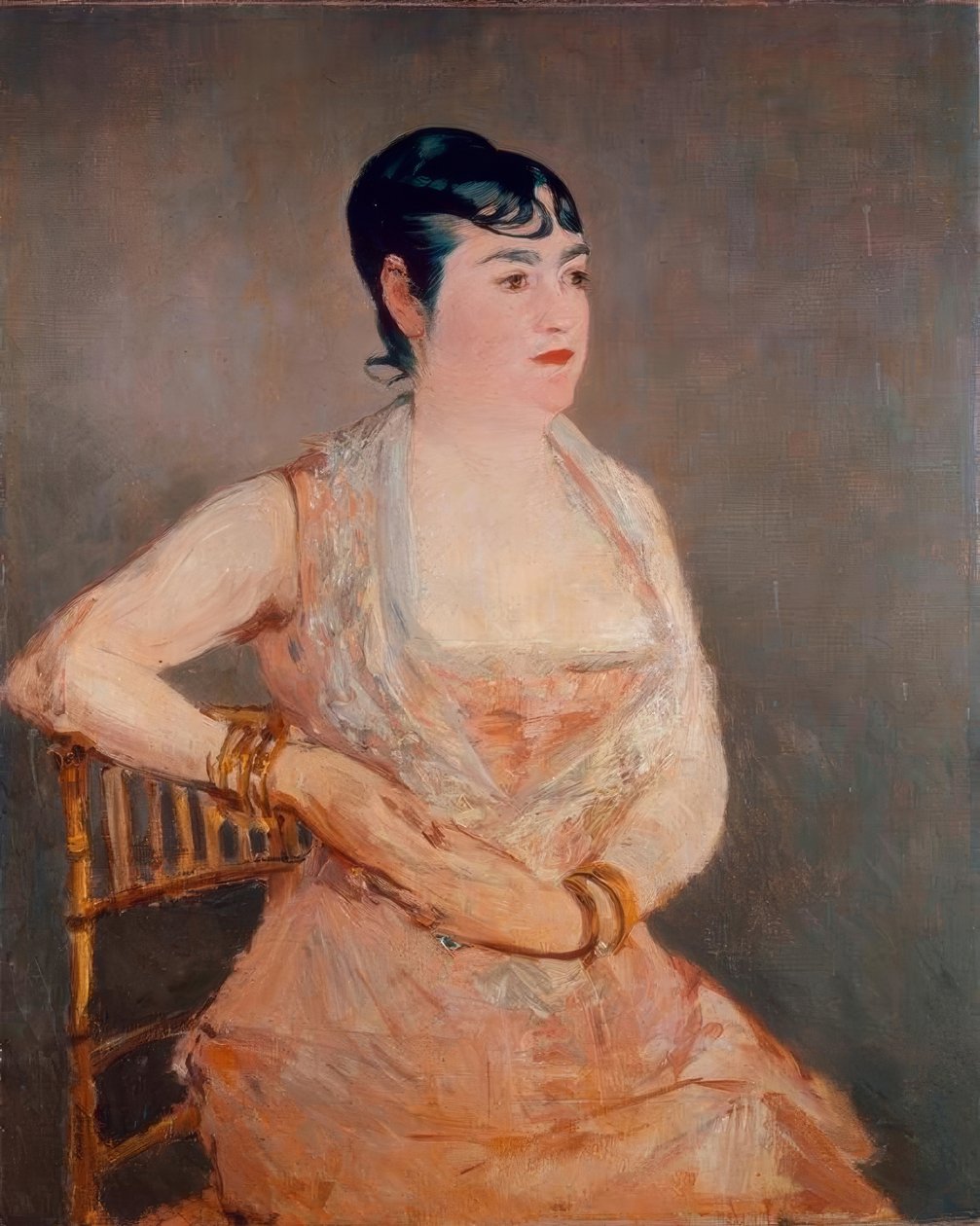A dama rosa de Édouard Manet